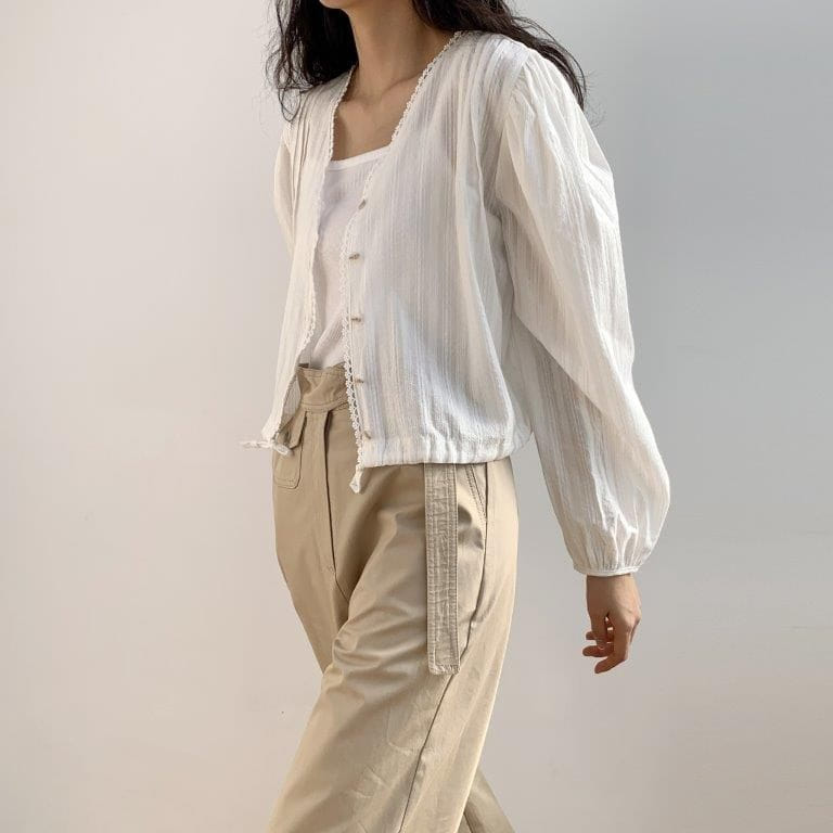 TIZZI - Korean Children Fashion - #Kfashion4kids - String Blouse