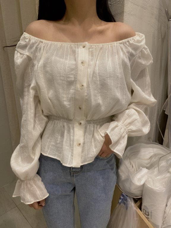 TIZZI - Korean Children Fashion - #Kfashion4kids - Smocked Frill Blouse - 4