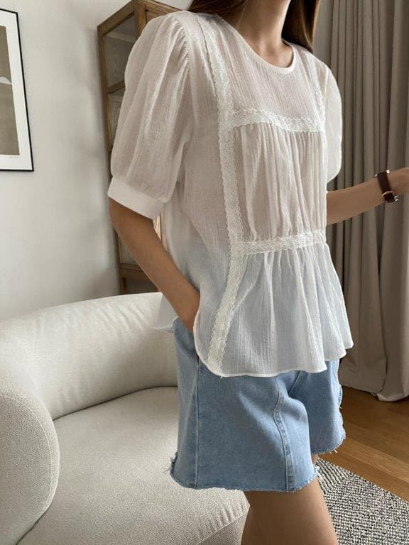 TIZZI - Korean Children Fashion - #Kfashion4kids - Bishop Blouse - 2