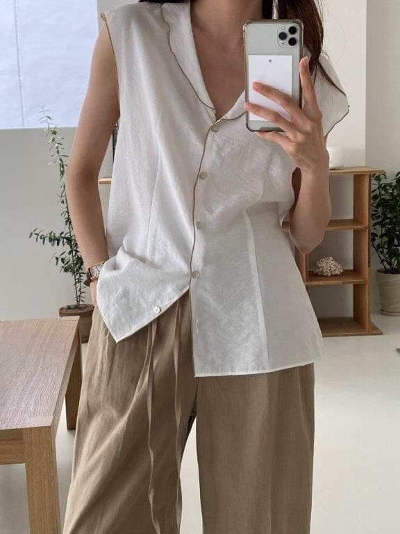 TIZZI - Korean Children Fashion - #Kfashion4kids - Wave Blouse - 2