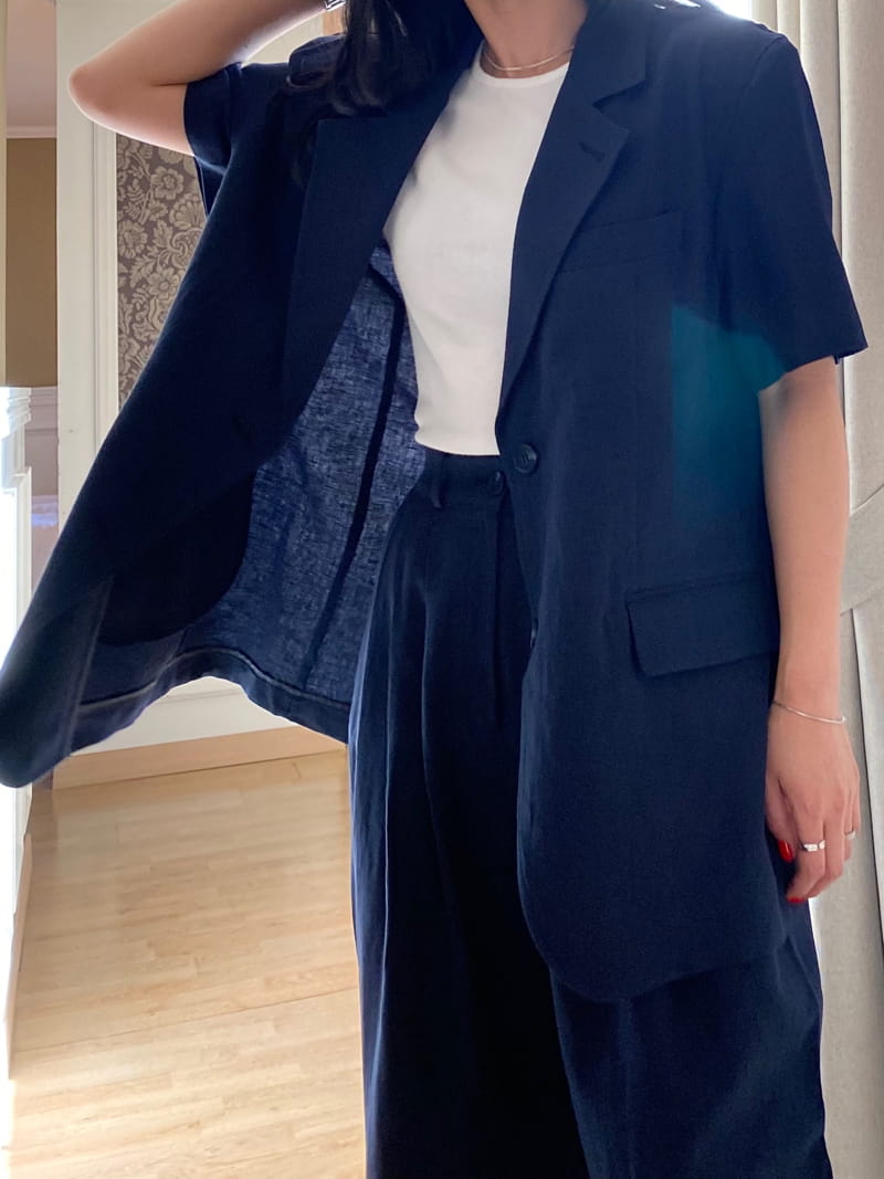 TWENTY FOUR SEVEN - Korean Children Fashion - #Kfashion4kids - Cold Linen Jacket - 4