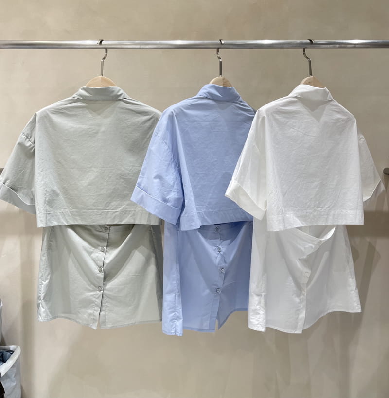 TWENTY FOUR SEVEN - Korean Children Fashion - #Kfashion4kids - back-open Shirt - 3