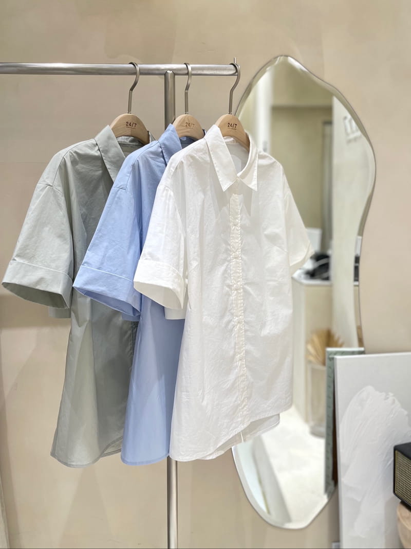 TWENTY FOUR SEVEN - Korean Children Fashion - #Kfashion4kids - back-open Shirt - 5