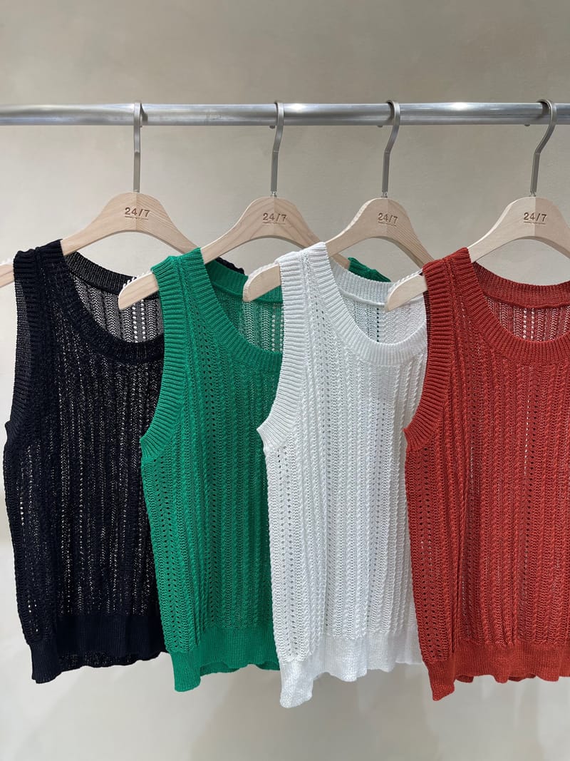 TWENTY FOUR SEVEN - Korean Children Fashion - #Kfashion4kids - Summer Hole Knit  - 3