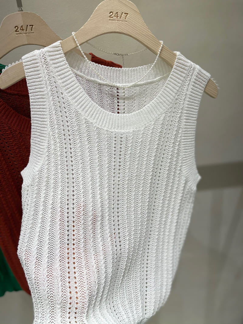 TWENTY FOUR SEVEN - Korean Children Fashion - #Kfashion4kids - Summer Hole Knit  - 4