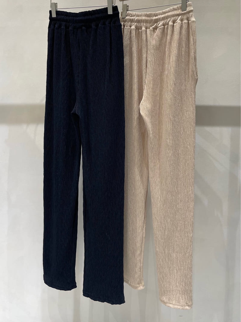 TWENTY FOUR SEVEN - Korean Children Fashion - #Kfashion4kids - Plan Wrinkle Pants - 3