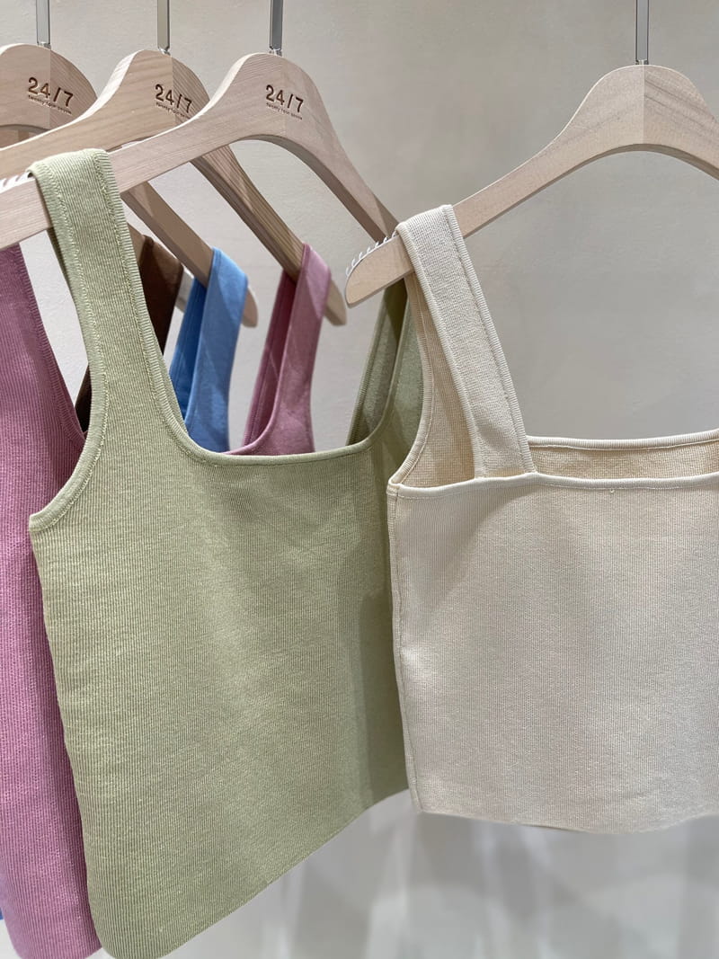 TWENTY FOUR SEVEN - Korean Children Fashion - #Kfashion4kids - Square knit Slip
