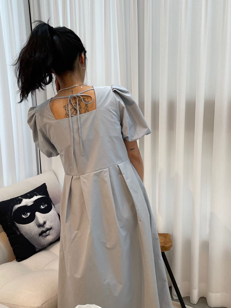 TWENTY FOUR SEVEN - Korean Children Fashion - #Kfashion4kids - Herb Puff One-piece