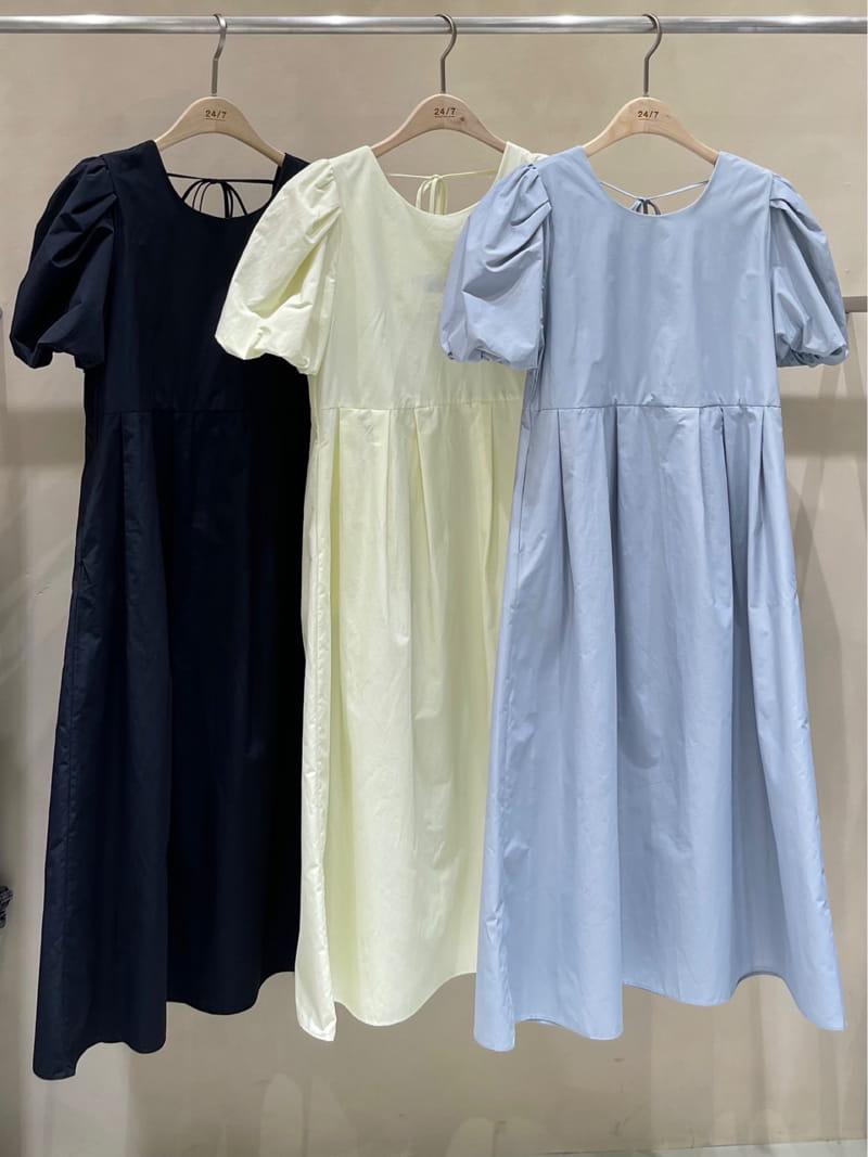 TWENTY FOUR SEVEN - Korean Children Fashion - #Kfashion4kids - Herb Puff One-piece - 3