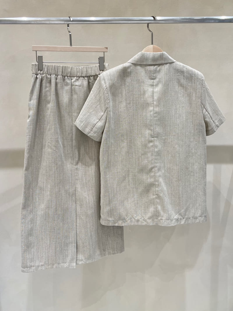 TWENTY FOUR SEVEN - Korean Children Fashion - #Kfashion4kids - Slub Linen Top Bottom Set - 4