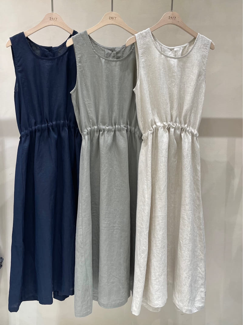 TWENTY FOUR SEVEN - Korean Children Fashion - #Kfashion4kids - Linen 2way One-piece  - 4