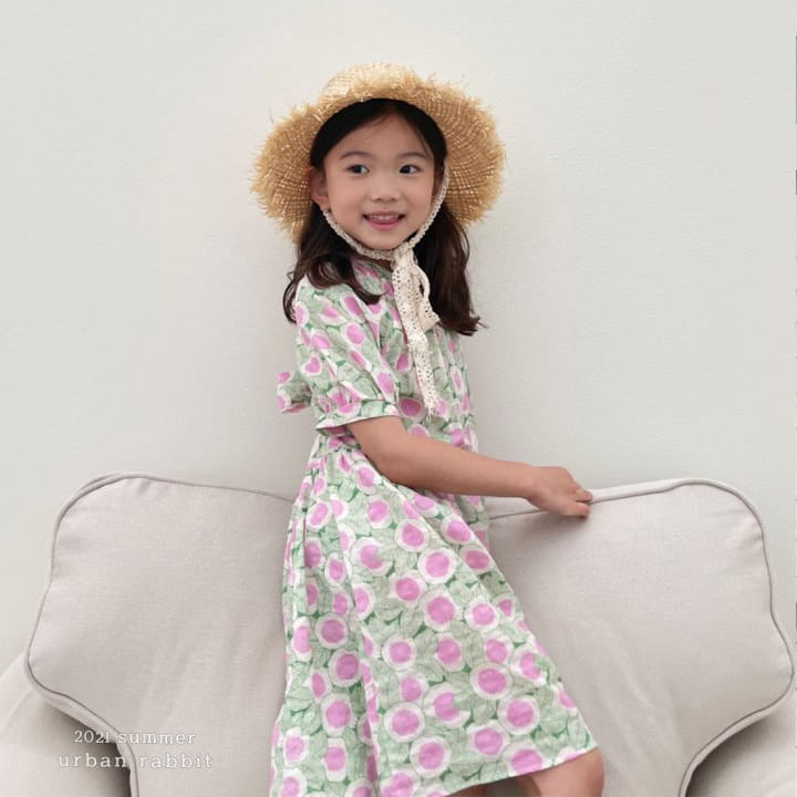 URBAN RABBIT - Korean Children Fashion - #Kfashion4kids - Ribbon One-piece - 2