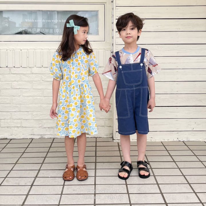 URBAN RABBIT - Korean Children Fashion - #Kfashion4kids - Ribbon One-piece - 4