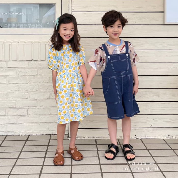 URBAN RABBIT - Korean Children Fashion - #Kfashion4kids - Ribbon One-piece - 5