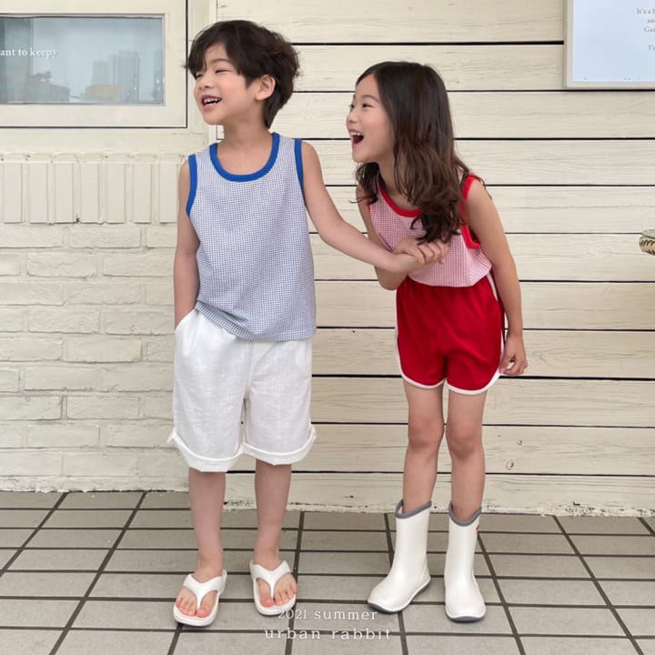 URBAN RABBIT - Korean Children Fashion - #Kfashion4kids - Square Sleeveless Tee