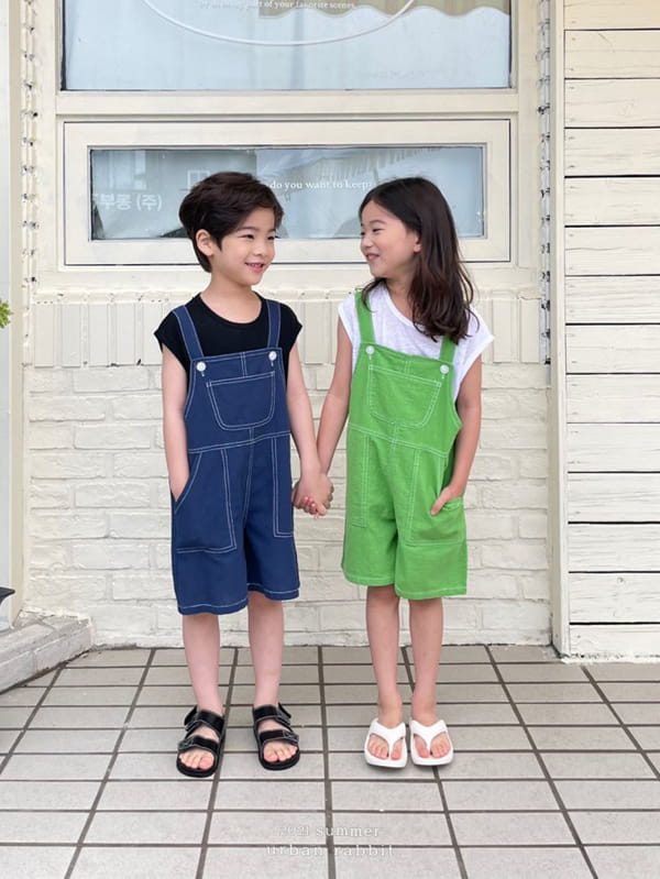 URBAN RABBIT - Korean Children Fashion - #Kfashion4kids - Pocket Overall - 11