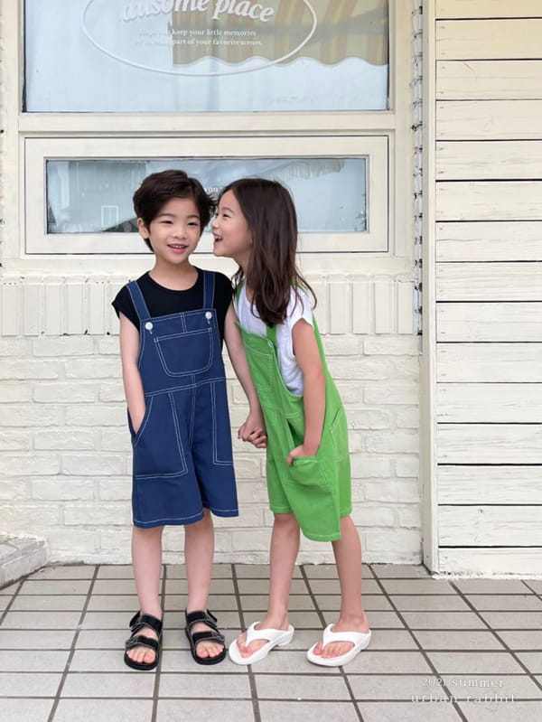URBAN RABBIT - Korean Children Fashion - #Kfashion4kids - Pocket Overall - 3