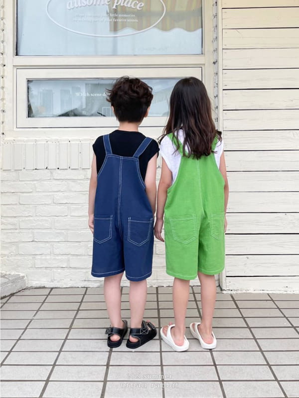 URBAN RABBIT - Korean Children Fashion - #Kfashion4kids - Pocket Overall - 4