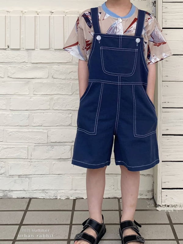 URBAN RABBIT - Korean Children Fashion - #Kfashion4kids - Pocket Overall - 6
