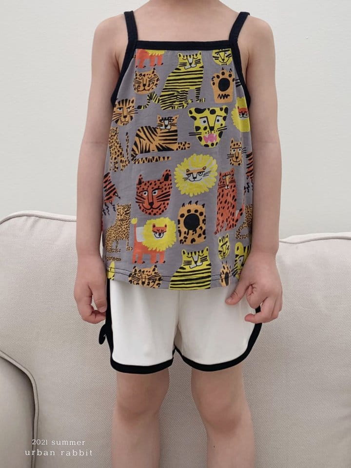 URBAN RABBIT - Korean Children Fashion - #Kfashion4kids - Lion Sleeveless Tee - 4