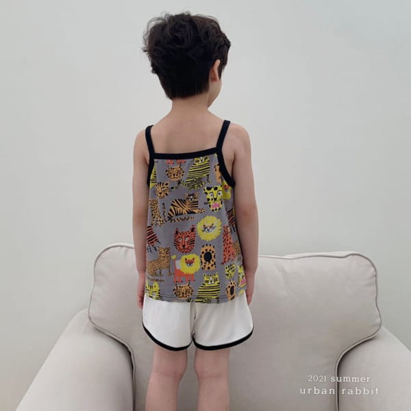 URBAN RABBIT - Korean Children Fashion - #Kfashion4kids - Lion Sleeveless Tee - 7