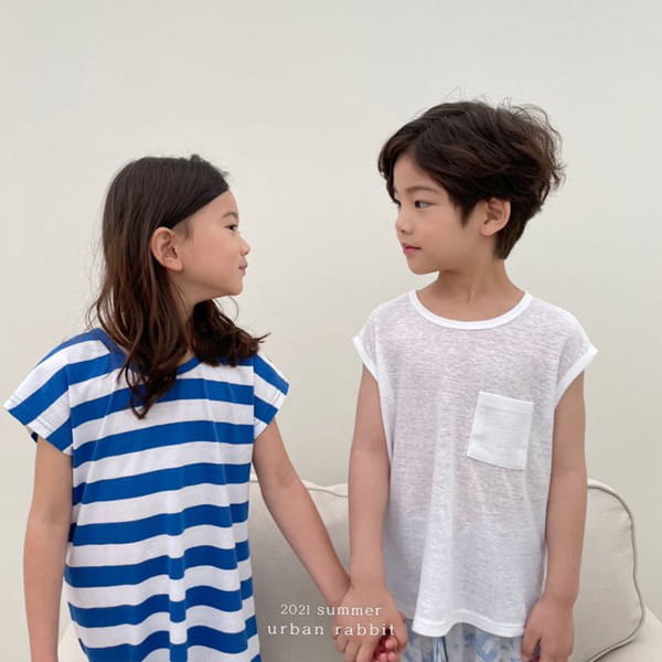URBAN RABBIT - Korean Children Fashion - #Kfashion4kids - Pocket Sleeveless