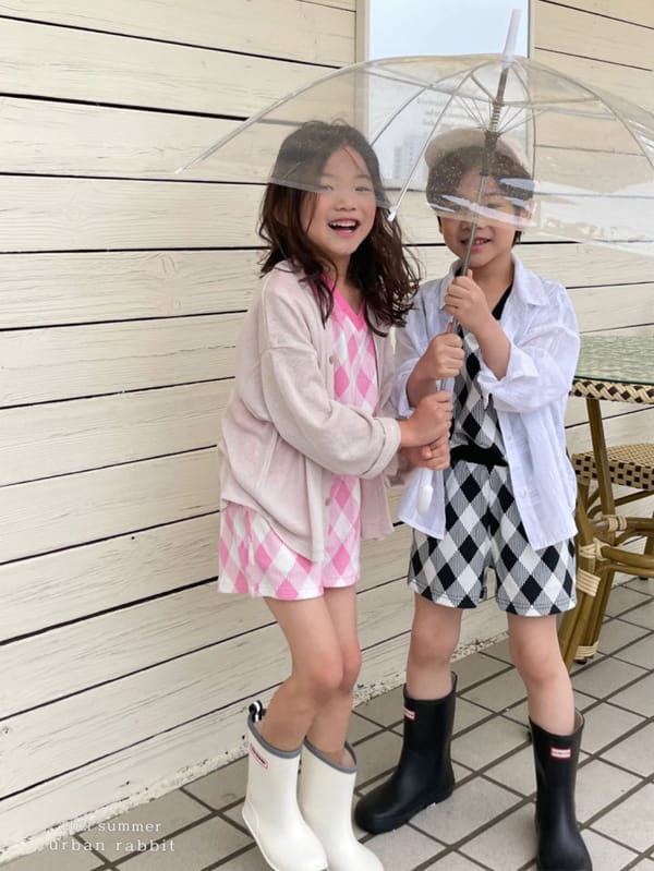 URBAN RABBIT - Korean Children Fashion - #Kfashion4kids - Wafel Top Bottom Set - 3