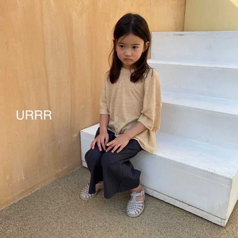 URRR - Korean Children Fashion - #Kfashion4kids - Hokey Linen Tee - 3