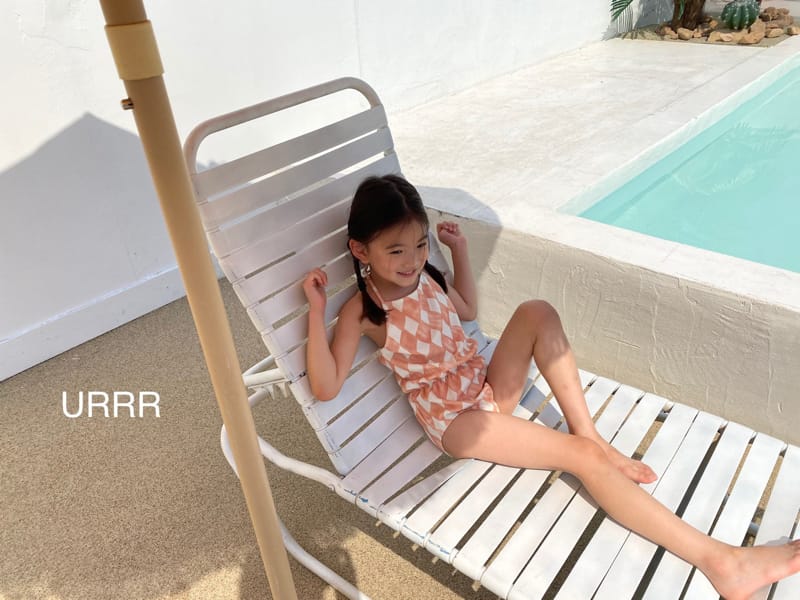 URRR - Korean Children Fashion - #Kfashion4kids - Peach Swimwear - 2