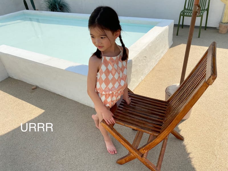 URRR - Korean Children Fashion - #Kfashion4kids - Peach Swimwear - 6