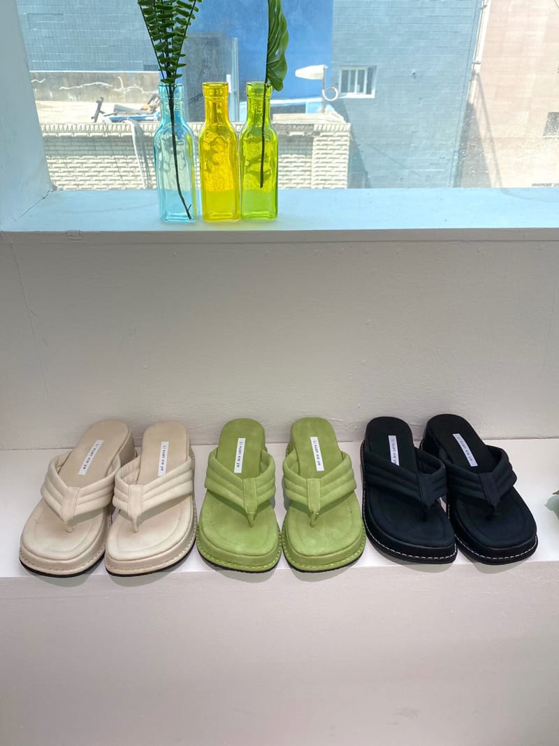 VADE - Korean Children Fashion - #Kfashion4kids - 276 Wedge Flip Flop