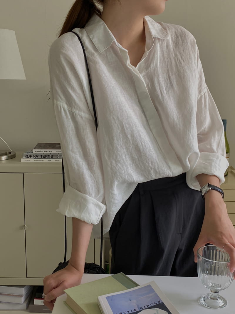 VINEYARD - Korean Children Fashion - #Kfashion4kids - Wish Linen Shirt - 4