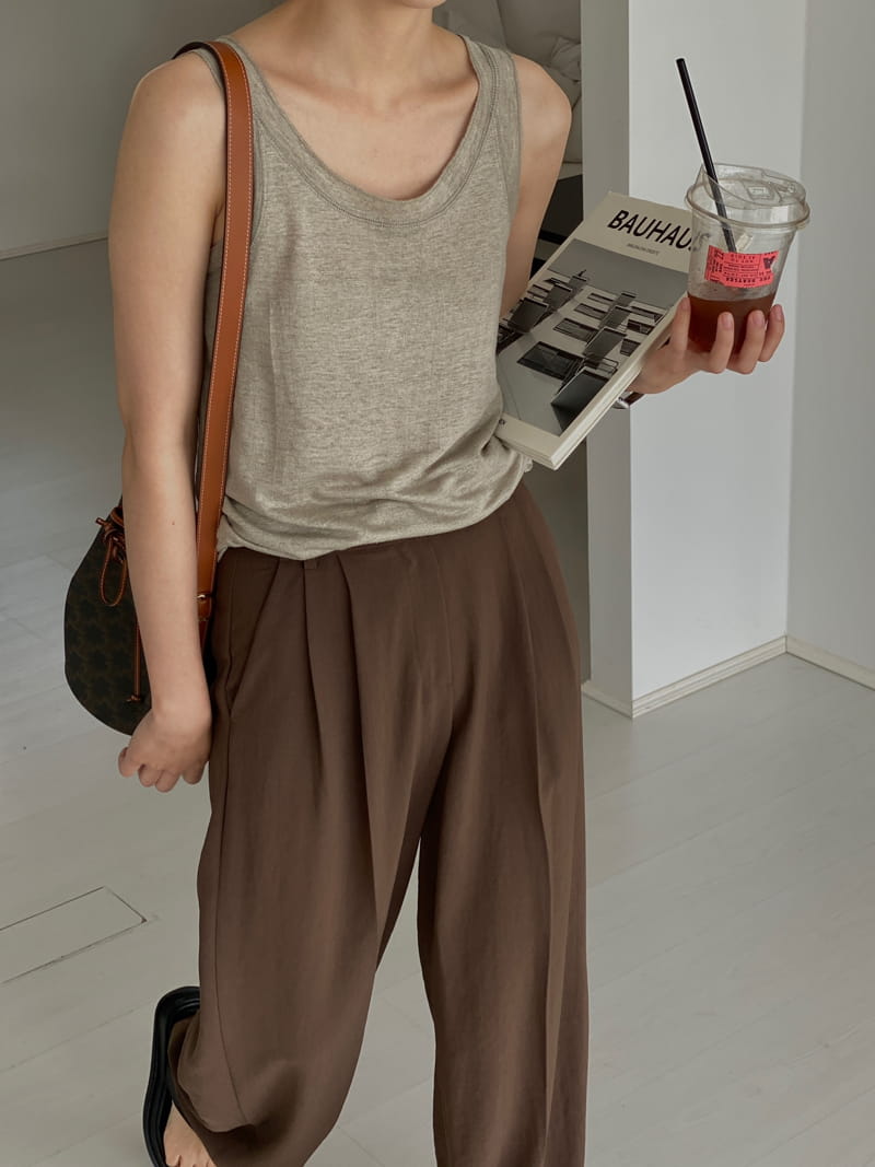 VINEYARD - Korean Children Fashion - #Kfashion4kids - Linen Edd Sleeveless