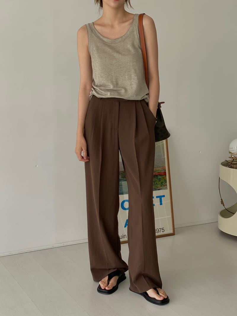 VINEYARD - Korean Children Fashion - #Kfashion4kids - Linen Edd Sleeveless - 4