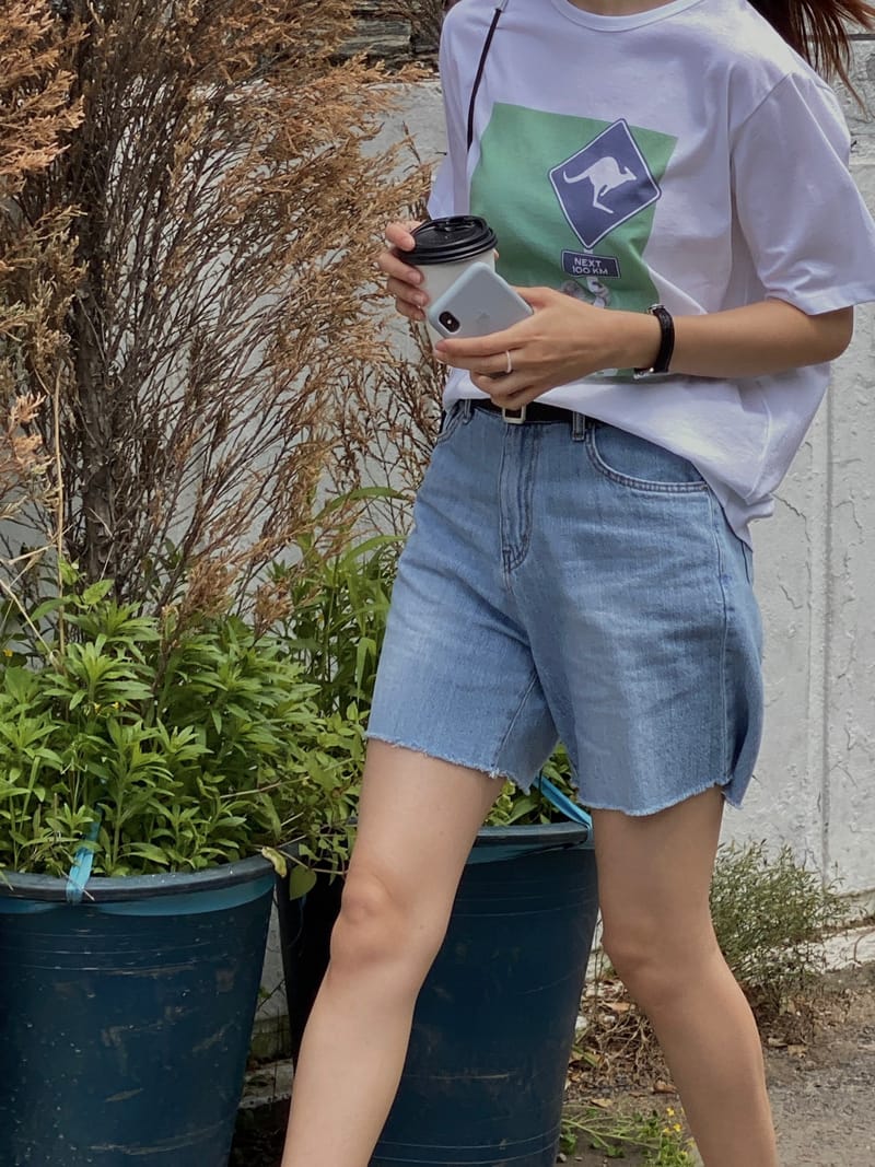 VINEYARD - Korean Children Fashion - #Kfashion4kids - Linen Denim Shorts