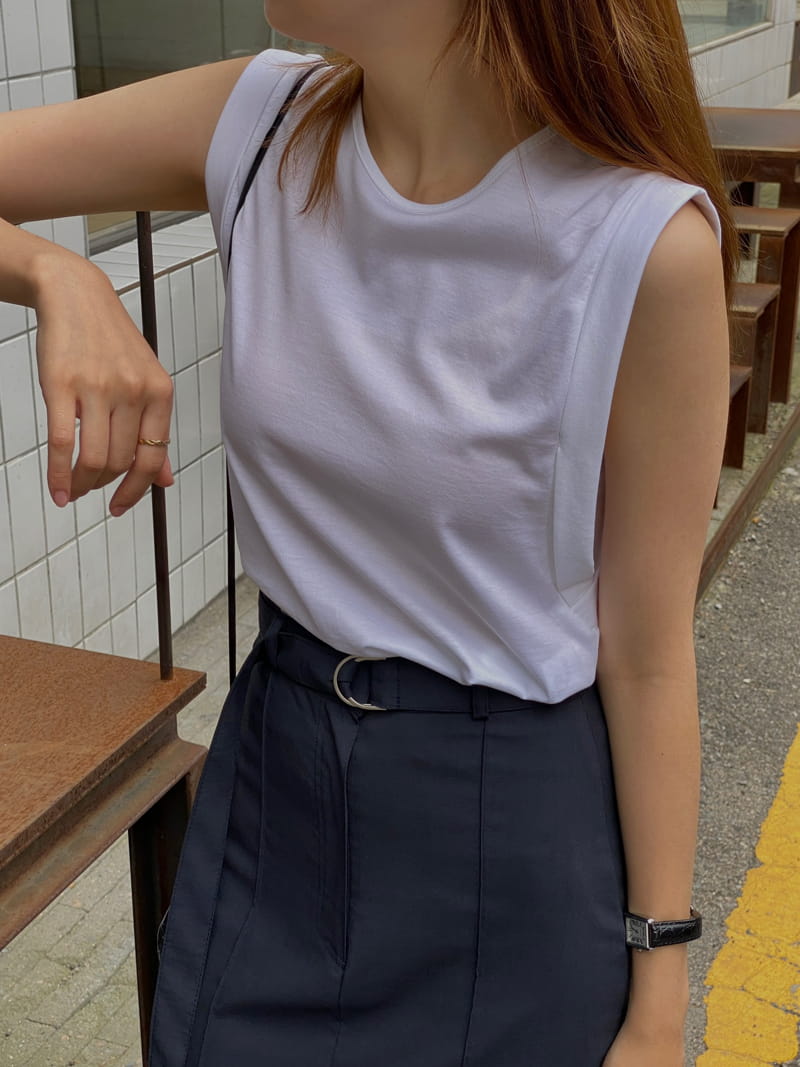 VINEYARD - Korean Children Fashion - #Kfashion4kids - Norten Sleeveless Tee - 6