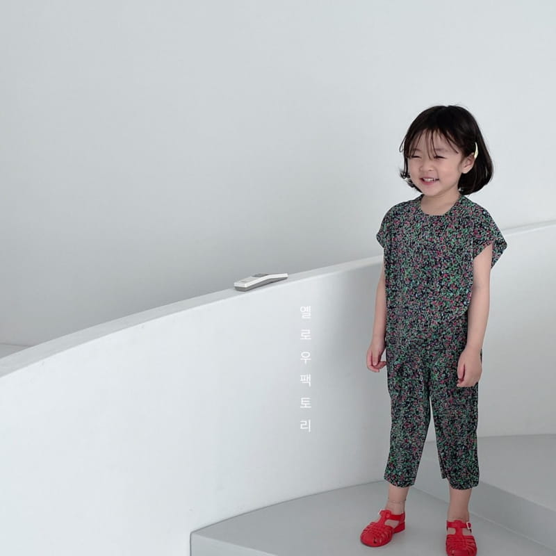 YELLOW FACTORY - Korean Children Fashion - #Kfashion4kids - Salon Pleats Top Bottom Set