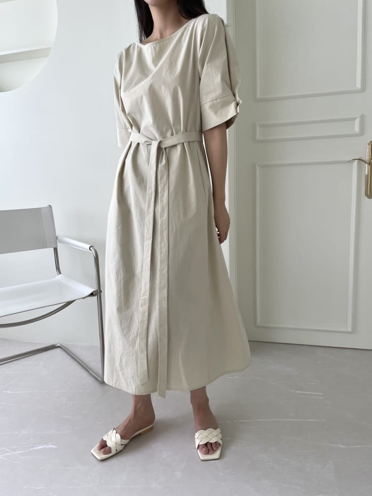 3ROOMS - Korean Children Fashion - #Kfashion4kids - Boat Neck One-piece - 2