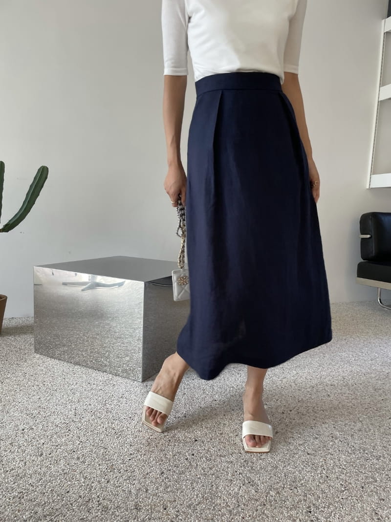 3ROOMS - Korean Children Fashion - #Kfashion4kids - A-line Linen Skirt - 2