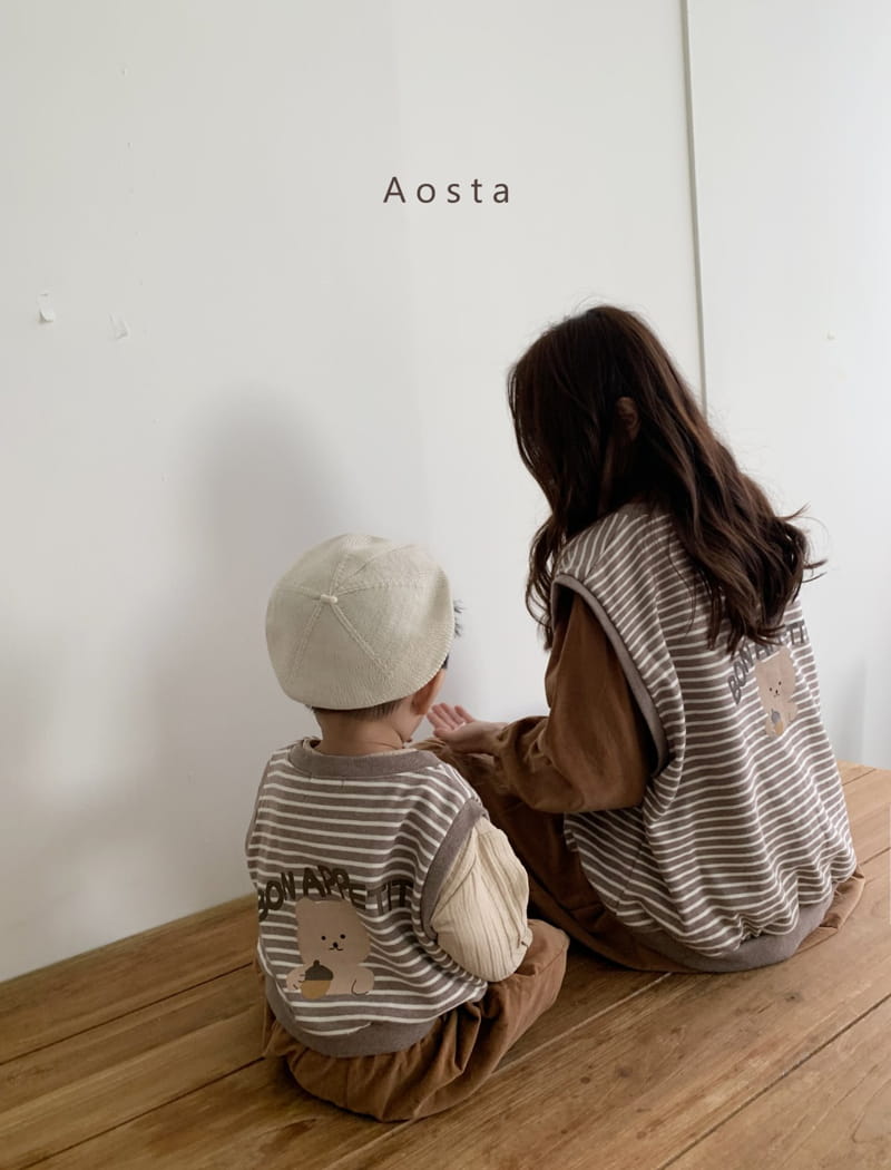 AOSTA - Korean Children Fashion - #Kfashion4kids - Mom Bear Vest - 11