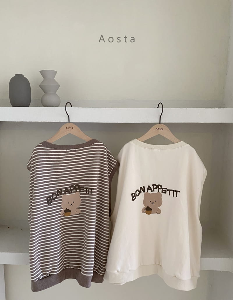 AOSTA - Korean Children Fashion - #Kfashion4kids - Mom Bear Vest - 3