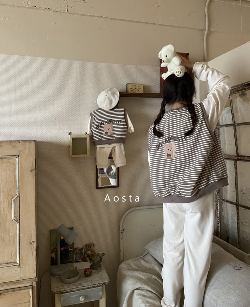 AOSTA - Korean Children Fashion - #Kfashion4kids - Mom Bear Vest - 8