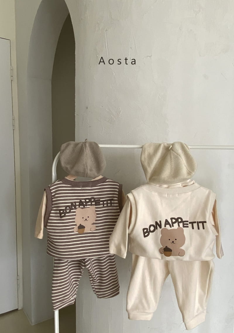 AOSTA - Korean Children Fashion - #Kfashion4kids - Bear Vest - 11