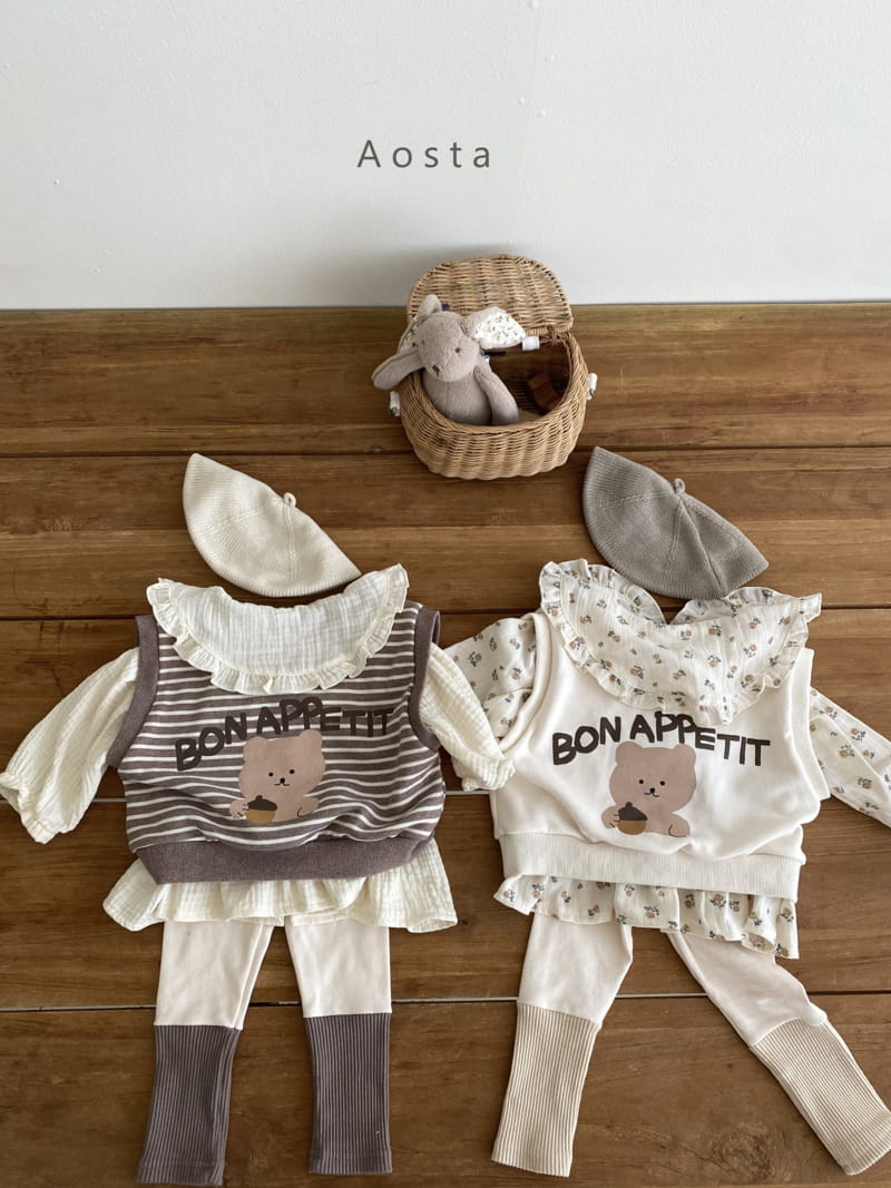AOSTA - Korean Children Fashion - #Kfashion4kids - Bear Vest - 12