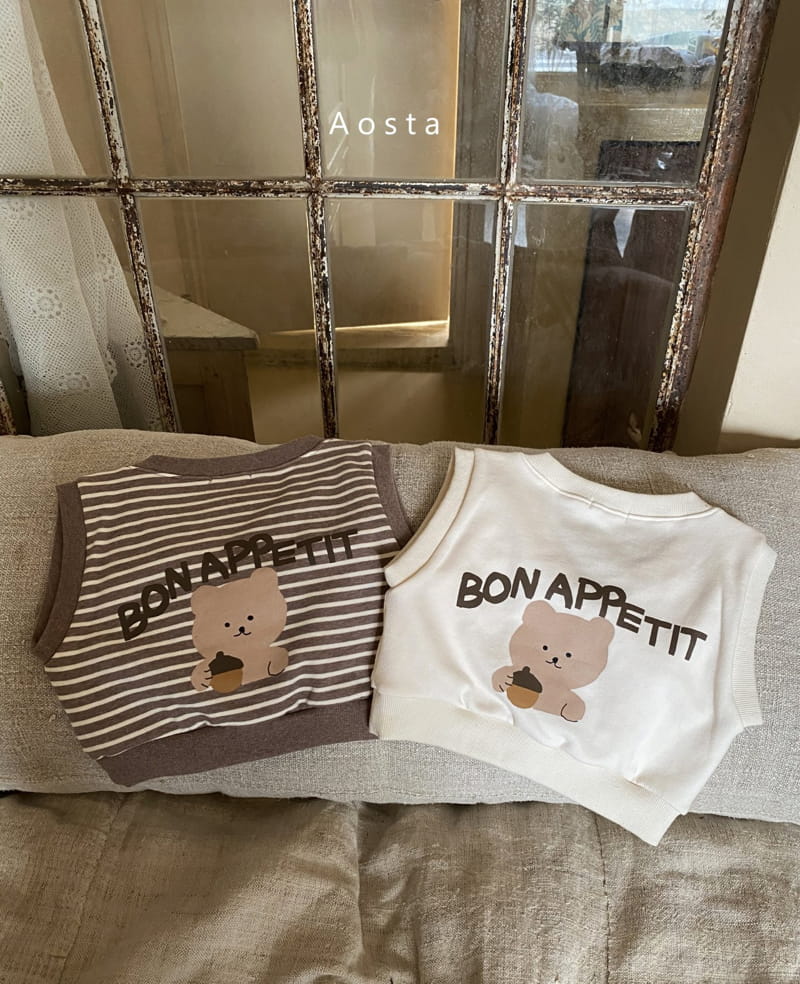 AOSTA - Korean Children Fashion - #Kfashion4kids - Bear Vest - 3
