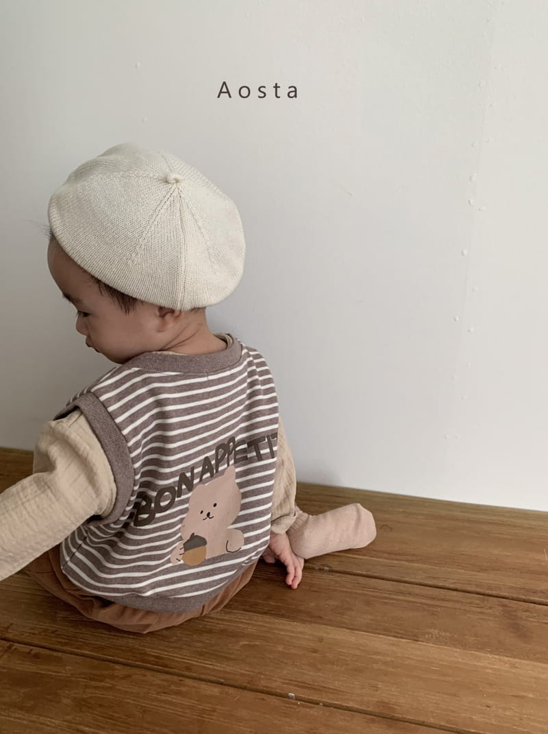 AOSTA - Korean Children Fashion - #Kfashion4kids - Bear Vest - 5