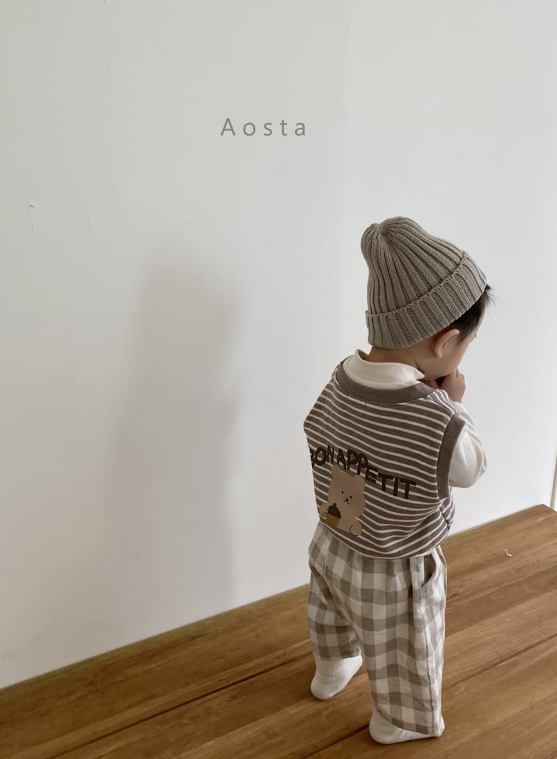 AOSTA - Korean Children Fashion - #Kfashion4kids - Beige Pants - 6