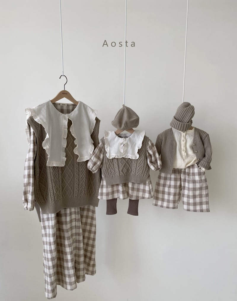 AOSTA - Korean Children Fashion - #Kfashion4kids - Mom Beige One-piece - 10