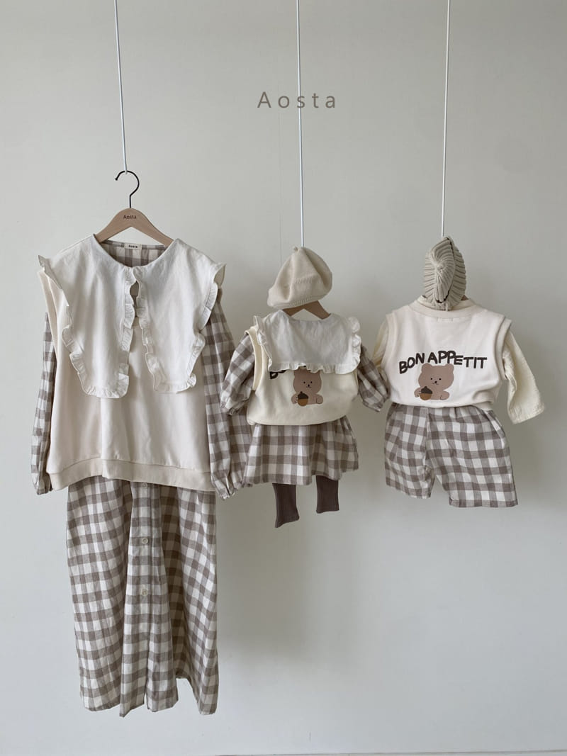 AOSTA - Korean Children Fashion - #Kfashion4kids - Mom Beige One-piece - 8