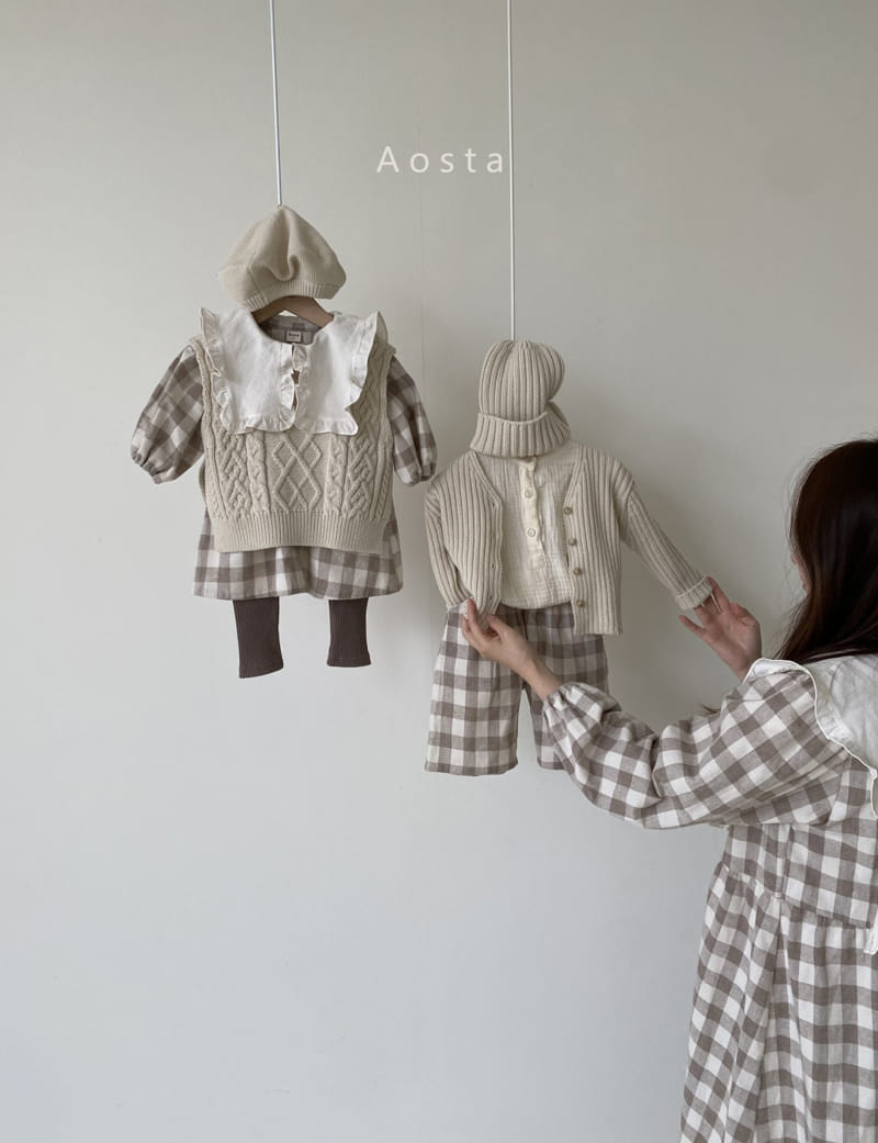 AOSTA - Korean Children Fashion - #Kfashion4kids - Beige One-piece - 11